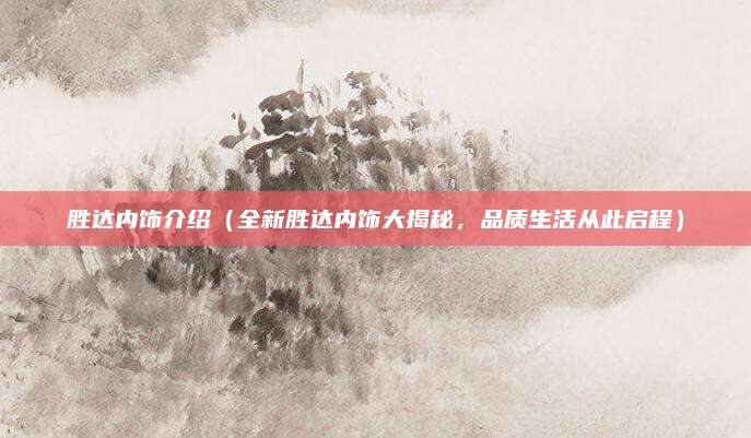 胜达内饰介绍（全新胜达内饰大揭秘，品质生活从此启程）