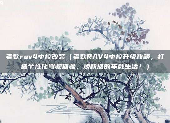 老款rav4中控改装(老款RAV4中控升级攻略,打造个性化驾驶体验,焕新您的车载生活!)