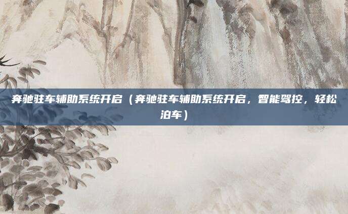 奔驰驻车辅助系统开启(奔驰驻车辅助系统开启,智能驾控,轻松泊车)