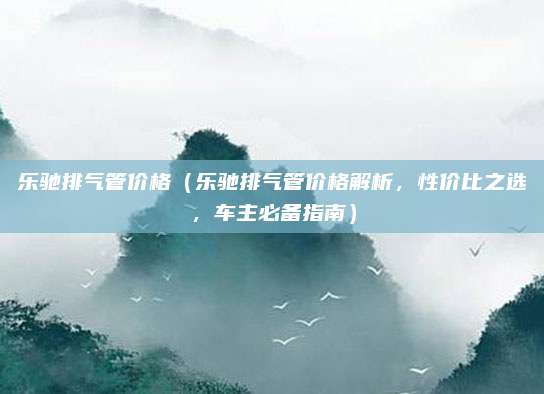 乐驰排气管价格(乐驰排气管价格解析,性价比之选,车主必备指南)
