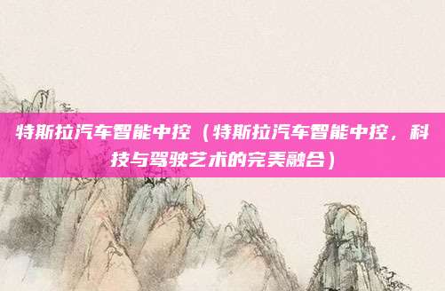 特斯拉汽车智能中控（特斯拉汽车智能中控，科技与驾驶艺术的完美融合）