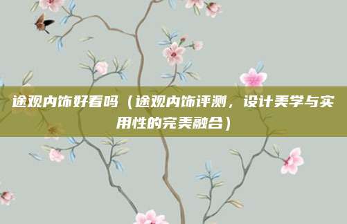 途观内饰好看吗（途观内饰评测，设计美学与实用性的完美融合）