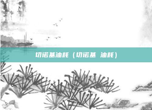 切诺基油耗(切诺基 油耗)