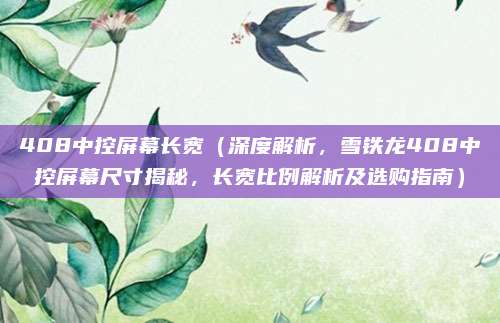 408中控屏幕长宽(深度解析,雪铁龙408中控屏幕尺寸揭秘,长宽比例解析及选购指南)