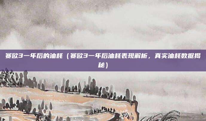 赛欧3一年后的油耗（赛欧3一年后油耗表现解析，真实油耗数据揭秘）