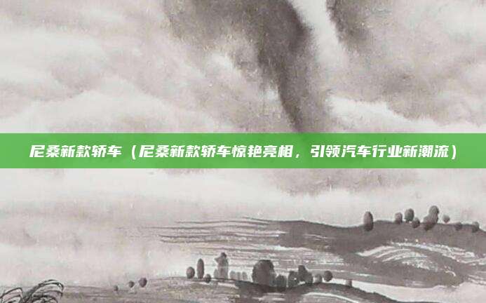 尼桑新款轿车（尼桑新款轿车惊艳亮相，引领汽车行业新潮流）