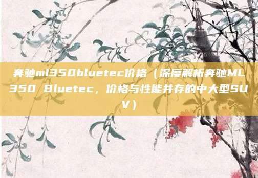奔驰ml350bluetec价格（深度解析奔驰ML350 Bluetec，价格与性能并存的中大型SUV）