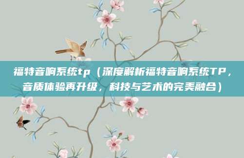 福特音响系统tp（深度解析福特音响系统TP，音质体验再升级，科技与艺术的完美融合）