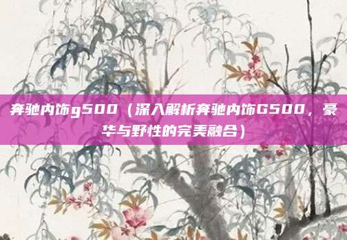 奔驰内饰g500（深入解析奔驰内饰G500，豪华与野性的完美融合）