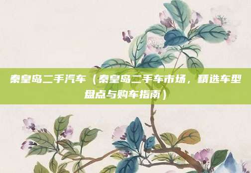 秦皇岛二手汽车（秦皇岛二手车市场，精选车型盘点与购车指南）
