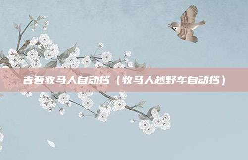 吉普牧马人自动挡（牧马人越野车自动挡）