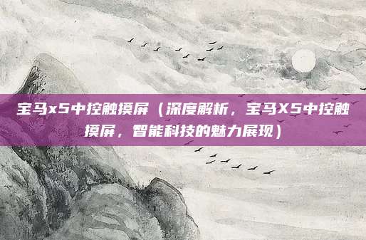 宝马x5中控触摸屏（深度解析，宝马X5中控触摸屏，智能科技的魅力展现）