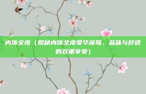 内饰全皮（揭秘内饰全皮豪华座驾，品味与舒适的双重享受）