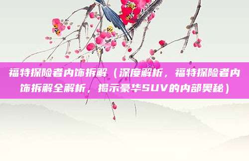 福特探险者内饰拆解（深度解析，福特探险者内饰拆解全解析，揭示豪华SUV的内部奥秘）