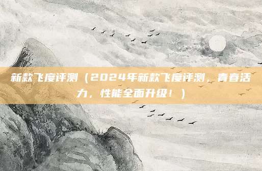 新款飞度评测（2024年新款飞度评测，青春活力，性能全面升级！）