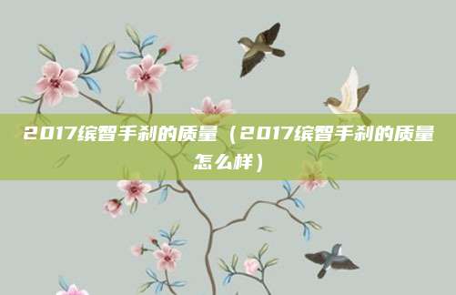 2017缤智手刹的质量（2017缤智手刹的质量怎么样）