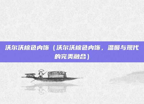 沃尔沃棕色内饰（沃尔沃棕色内饰，温馨与现代的完美融合）