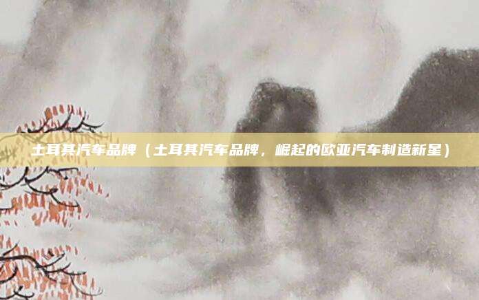 土耳其汽车品牌（土耳其汽车品牌，崛起的欧亚汽车制造新星）