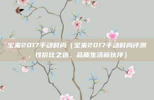 宝来2017手动时尚(宝来2017手动时尚评测,性价比之选,品质生活新伙伴)