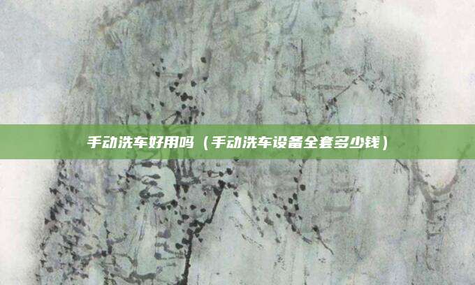 手动洗车好用吗(手动洗车设备全套多少钱)