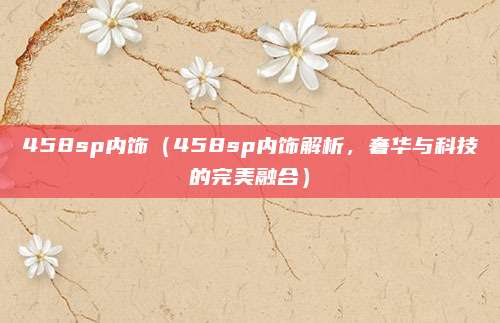 458sp内饰(458sp内饰解析,奢华与科技的完美融合)