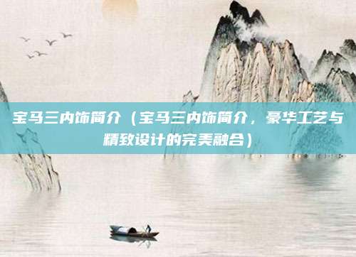 宝马三内饰简介（宝马三内饰简介，豪华工艺与精致设计的完美融合）