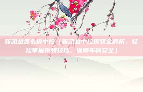 新凯越怎么拆中控（新凯越中控拆装全解析，轻松掌握拆装技巧，保障车辆安全）