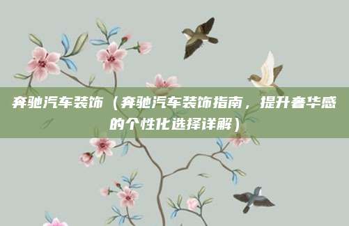 奔驰汽车装饰（奔驰汽车装饰指南，提升奢华感的个性化选择详解）