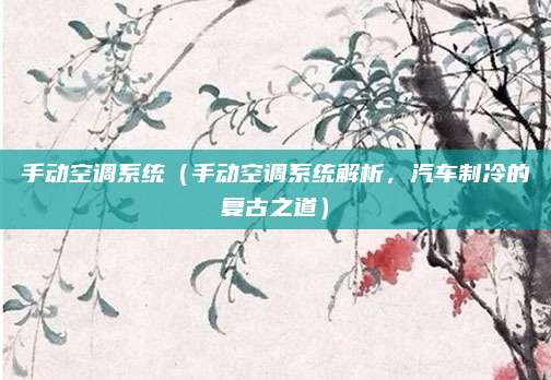 手动空调系统（手动空调系统解析，汽车制冷的复古之道）