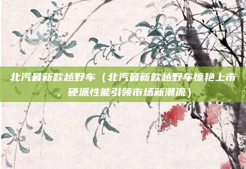 北汽最新款越野车（北汽最新款越野车惊艳上市，硬派性能引领市场新潮流）