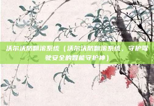 沃尔沃防翻滚系统（沃尔沃防翻滚系统，守护驾驶安全的智能守护神）