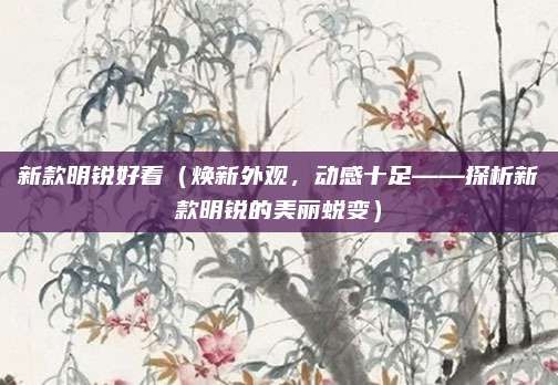 新款明锐好看（焕新外观，动感十足——探析新款明锐的美丽蜕变）