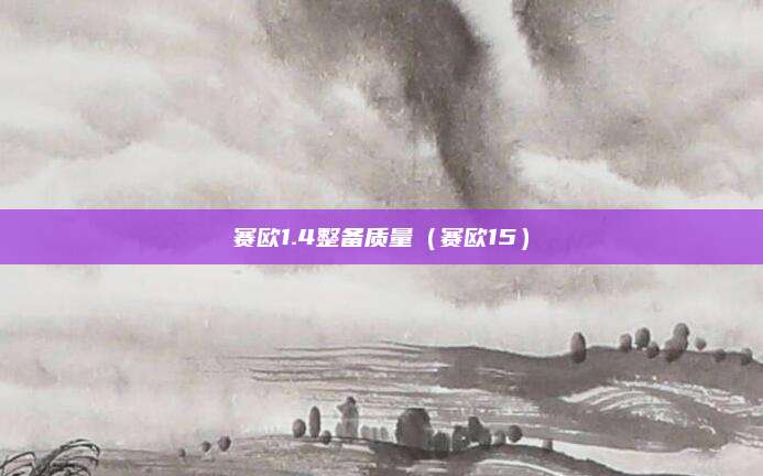 赛欧1.4整备质量（赛欧15）