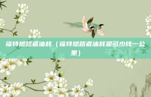 福特撼路者油耗(福特撼路者油耗是多少钱一公里)