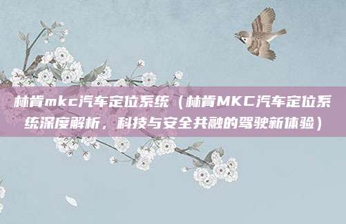 林肯mkc汽车定位系统(林肯MKC汽车定位系统深度解析,科技与安全共融的驾驶新体验)