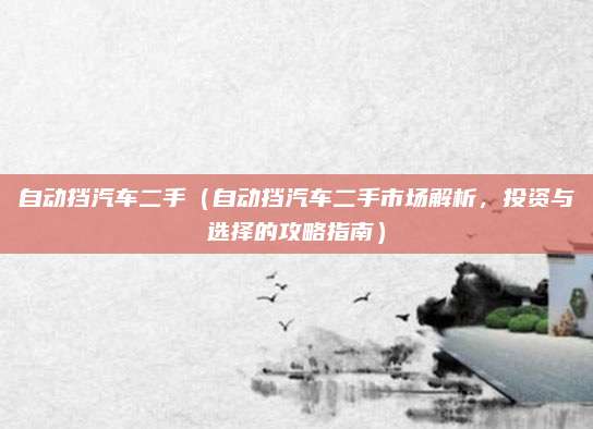 自动挡汽车二手(自动挡汽车二手市场解析,投资与选择的攻略指南)