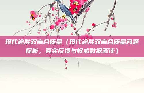 现代途胜双离合质量(现代途胜双离合质量问题探析,真实反馈与权威数据解读)