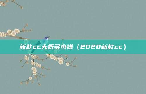 新款cc大概多少钱(2020新款cc)