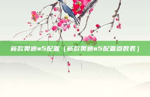 新款奥迪a5配置(新款奥迪a5配置参数表)