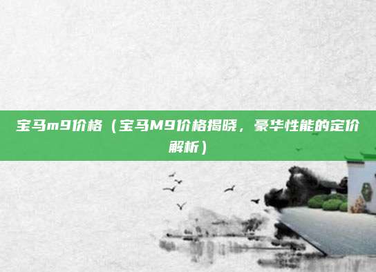宝马m9价格(宝马M9价格揭晓,豪华性能的定价解析)