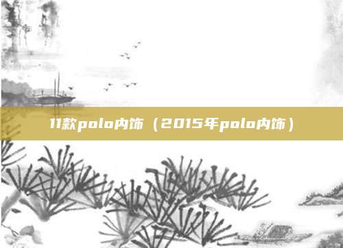 11款polo内饰(2015年polo内饰)