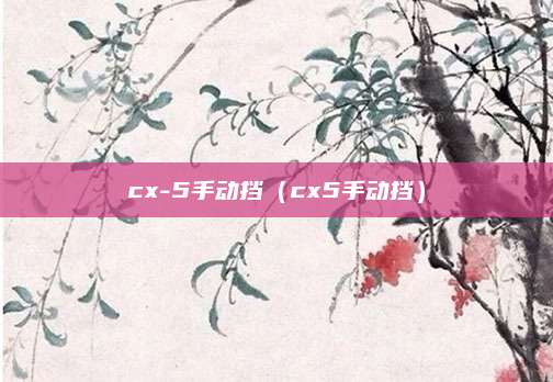 cx-5手动挡(cx5手动挡)