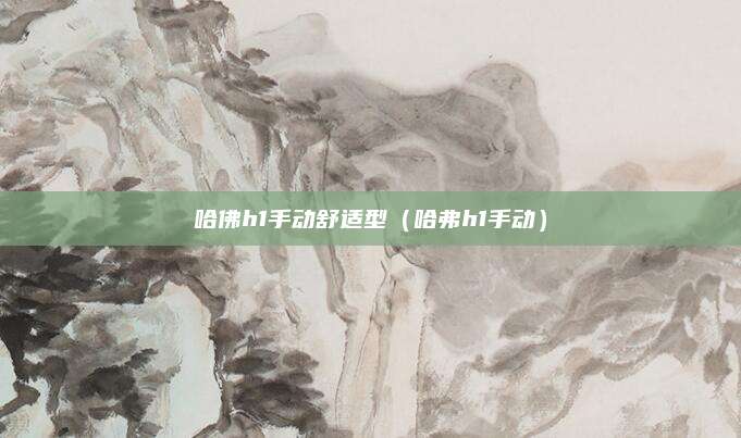 哈佛h1手动舒适型(哈弗h1手动)