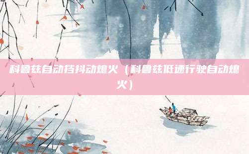 科鲁兹自动挡抖动熄火(科鲁兹低速行驶自动熄火)
