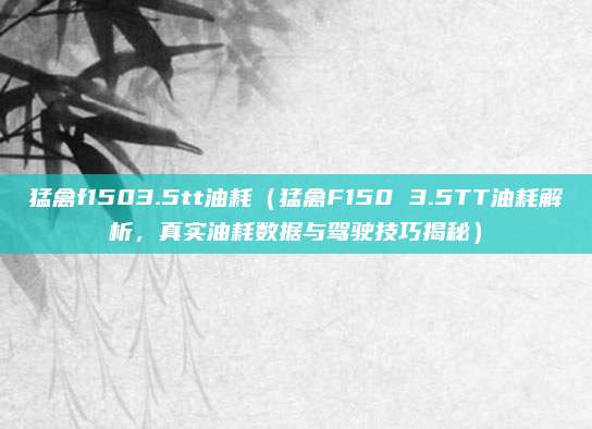 猛禽f1503.5tt油耗（猛禽F150 3.5TT油耗解析，真实油耗数据与驾驶技巧揭秘）