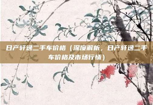 日产轩逸二手车价格(深度解析,日产轩逸二手车价格及市场行情)