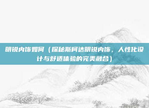 明锐内饰如何（探秘斯柯达明锐内饰，人性化设计与舒适体验的完美融合）