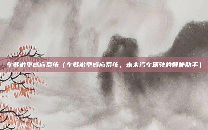 车载微型感应系统（车载微型感应系统，未来汽车驾驶的智能助手）