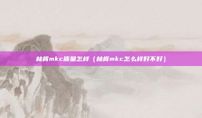 林肯mkc质量怎样(林肯mkc怎么样好不好)