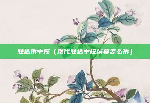 胜达拆中控(现代胜达中控屏幕怎么拆)